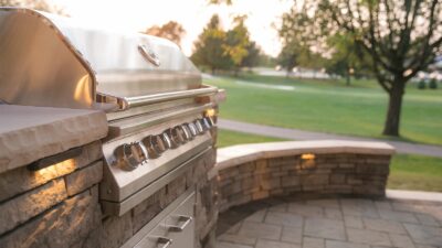 outdoor kitchen