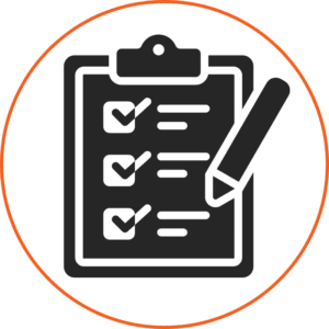 Assessment and organization icon