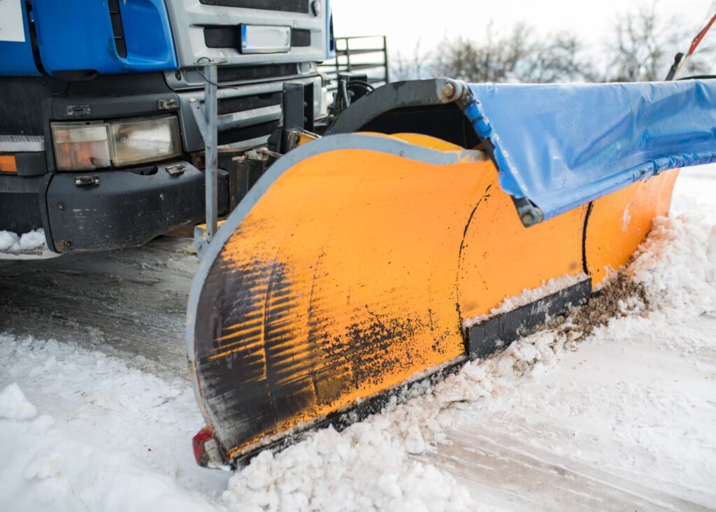 Commercial snow removal services often include snow plowing, shoveling, salting, and de-icing.