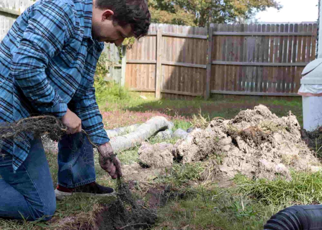 A French drain generally requires minimal maintenance over time.