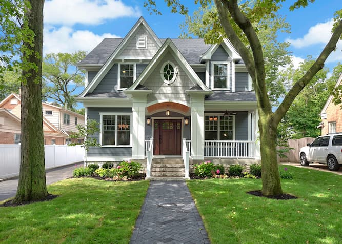 Ware Landscaping offers comprehensive lawn maintenance in Barrington, including mowing, raking leaves, weeding, and fertilizing yard.
