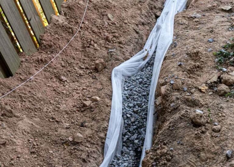 French Drain Installation for Better Yard Drainage