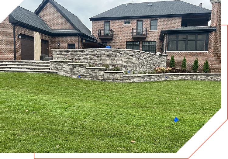 Patio by ware landscaping