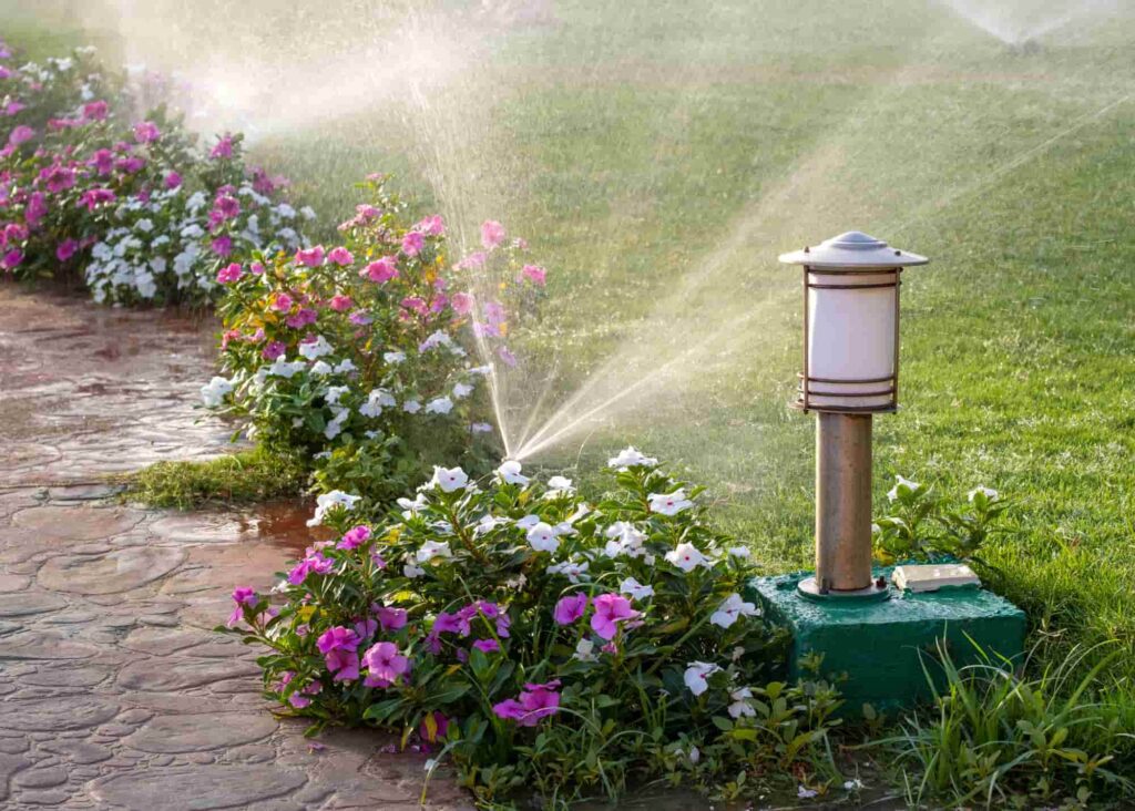 Irrigation system using smart technology for customized watering zones