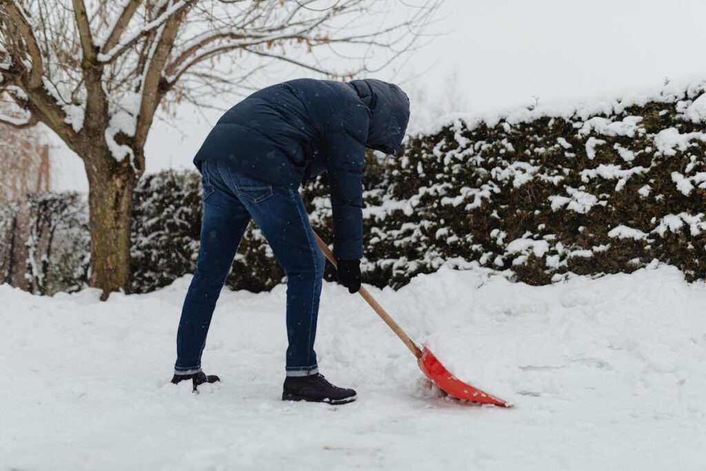 Clearing snow/ Snow removal